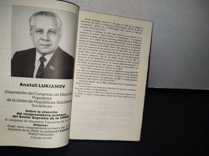 92- Congreso De Diputados Populares De La Urss. Documentos Y Materiales. Moscú, Kremlin - 1989