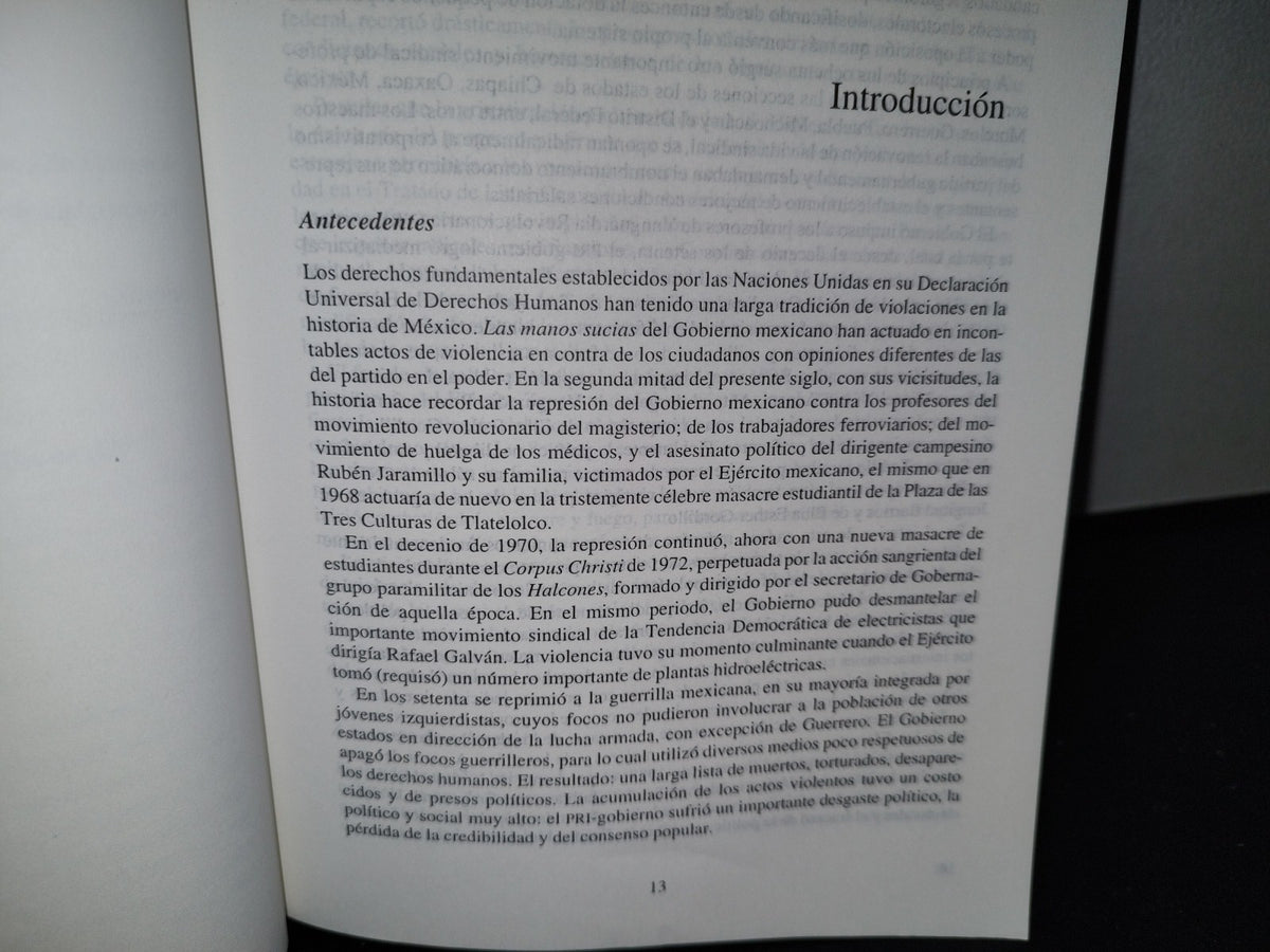 54- Las Manos Sucias. Violación A Los Derechos Humanos En México - Mario Rojas Alba