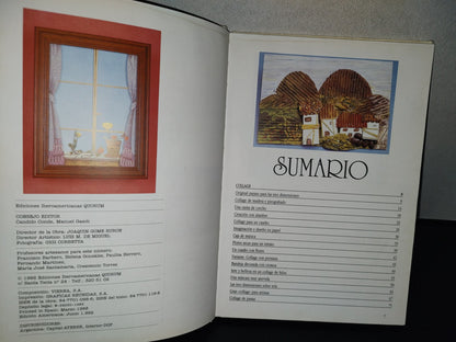 158- Escuela De Artesanía. Collage. Ediciones Iberoamericanas Quorum, S. A. - 1992