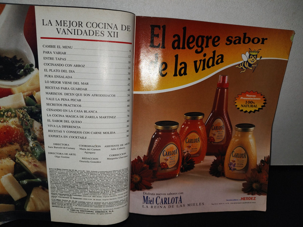 77- Revista La Mejor Cocina De Vanidades México. 1993