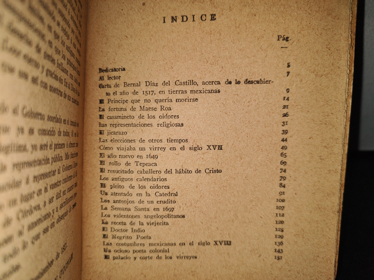 57- Croniquillas De La Nueva España - Luis González Obregón - Ediciones Botas, 1957