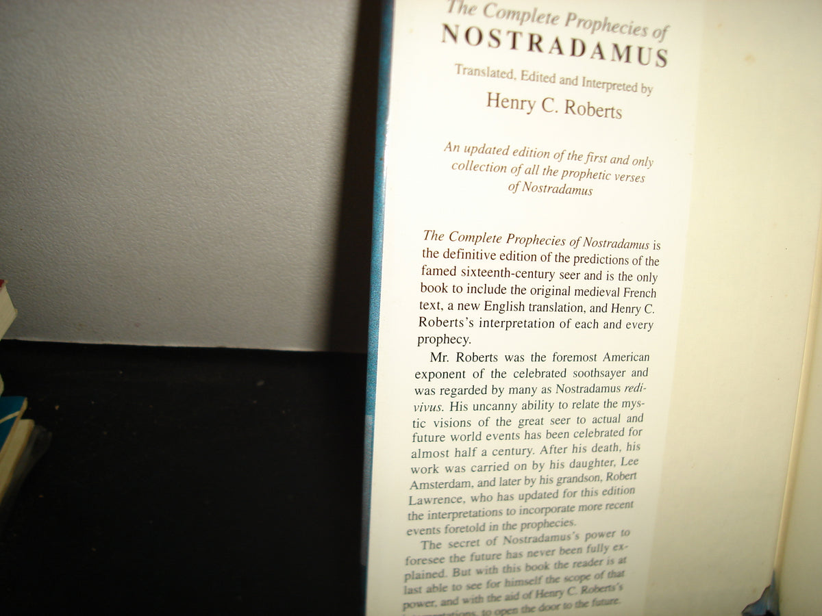 23- Inglés - The Complete Prophecies Of Nostradamus. Interpreted By Henry C. Roberts