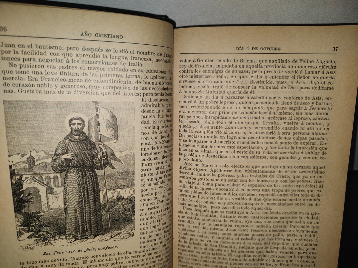 64- Año Cristiano - P. Juan Croisset. Tomo Cuarto. Octubre, Noviembre Y Diciembre - 1901
