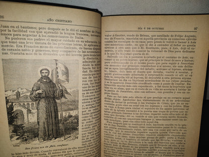 64- Año Cristiano - P. Juan Croisset. Tomo Cuarto. Octubre, Noviembre Y Diciembre - 1901