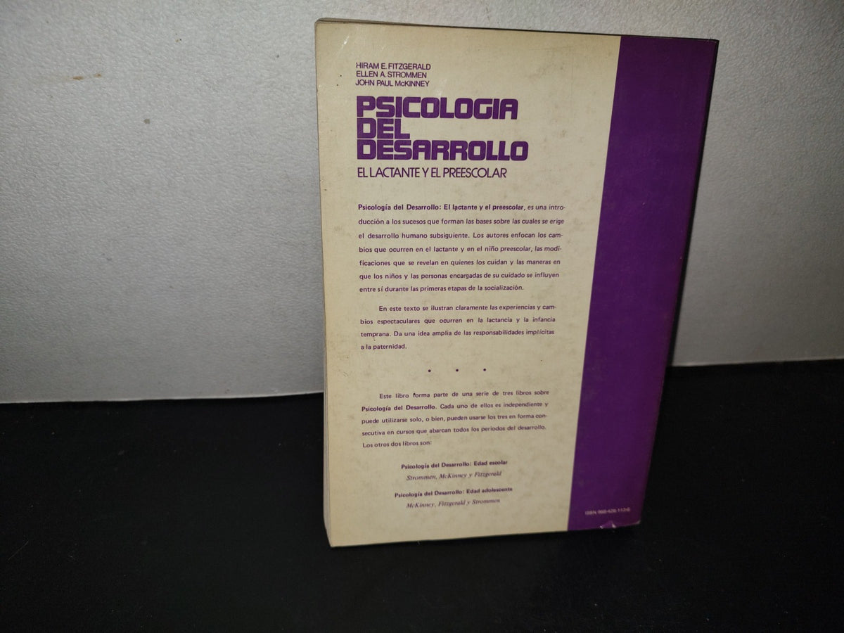 219- Psicología Del Desarrollo. El Lactante Y El Preescolar - Hiram E. Fitzgerald