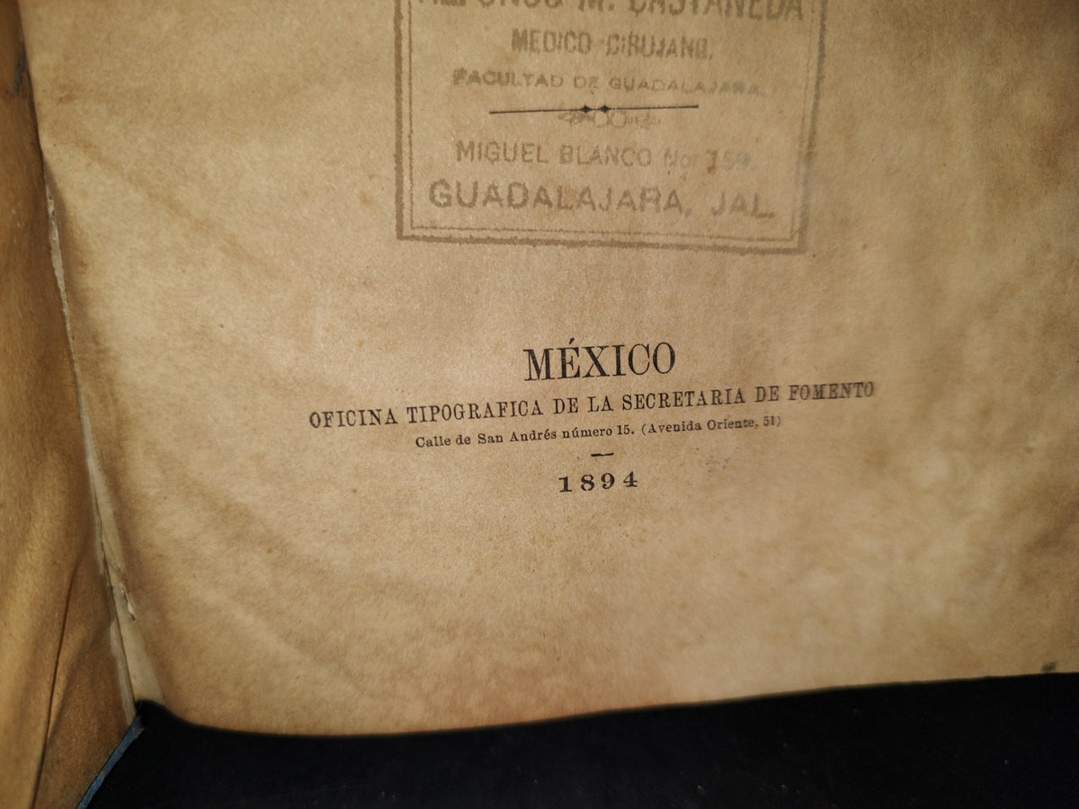 54- Geografía Elemental De América Y Especialmente De La República Mexicana - Cirilo Gutiérrez. México, Oficina Tipográfica De La Secretaría De Fomento, 1894