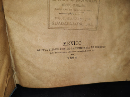 54- Geografía Elemental De América Y Especialmente De La República Mexicana - Cirilo Gutiérrez. México, Oficina Tipográfica De La Secretaría De Fomento, 1894