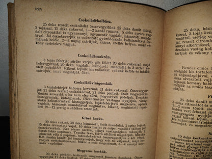 90- Antiguo Libro Húngaro De Cocina. Az Ínyesmester Ezer Új Receptje - Athenaeum 1935