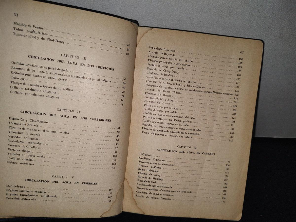 173- Hidráulica - Samuel Trubeba Coronel - Editora De Libros Técnicos "Avance", México, D. F., Primera Edición 1947