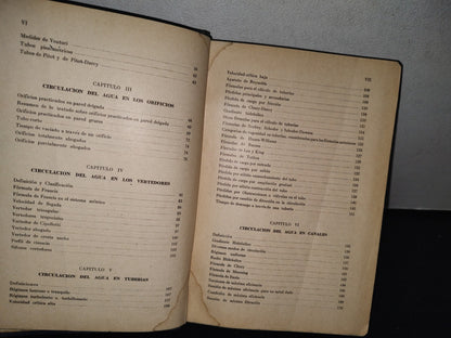 173- Hidráulica - Samuel Trubeba Coronel - Editora De Libros Técnicos "Avance", México, D. F., Primera Edición 1947