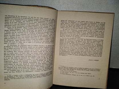 124- Minnesang (La Poesía De Los Trovadores). Fásciculo Diez De La Antología Alemana - 50'S