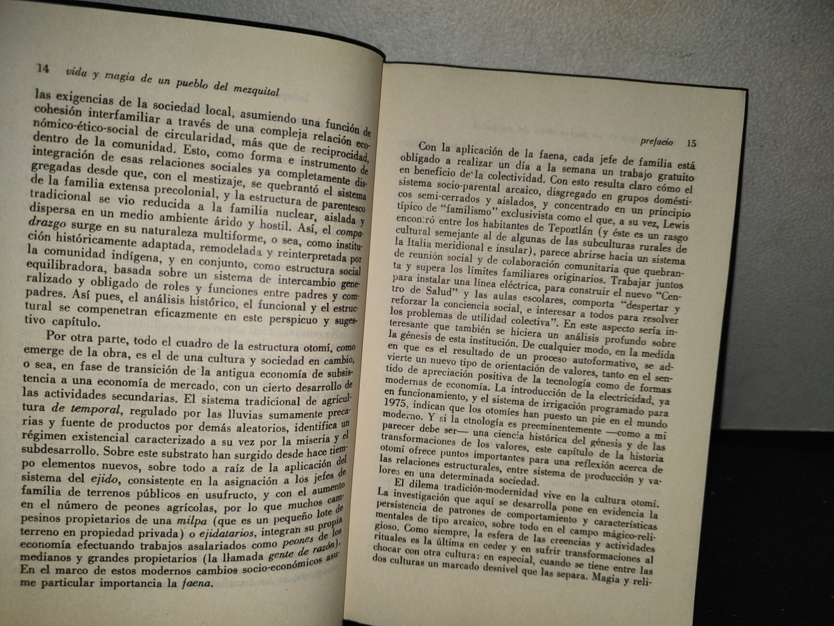 118- Vida Y Magia En Un Pueblo Otomí Del Mezquital - Luigi Tranfo - Instituto Nacional Indigenista, 1989