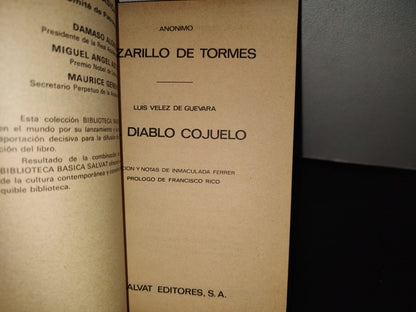 143- Lazarillo De Tormes / El Diablo Cojuelo - Biblioteca Básica Salvat