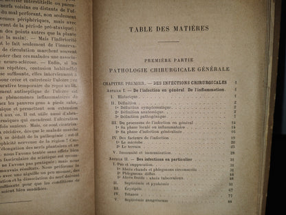 59- Francés. Compendio De Patología / Précis De Pathologie Externe - E. Forgue - 1906