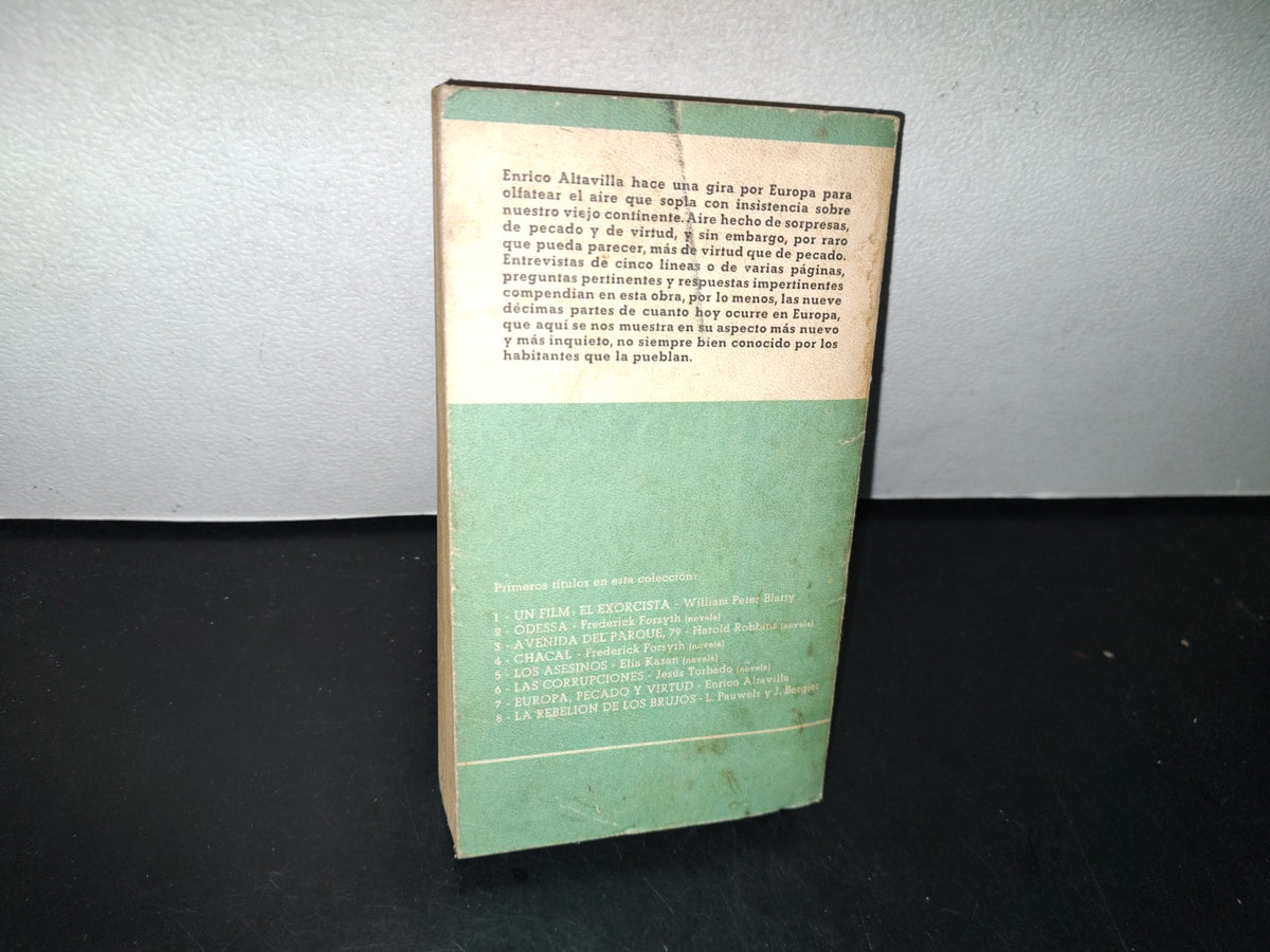 78- Europa, Pecado Y Virtud - Enrico Altavilla - 1968