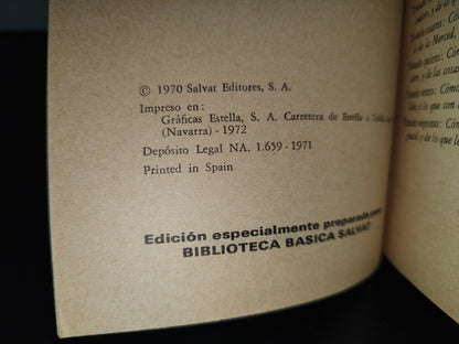 143- Lazarillo De Tormes / El Diablo Cojuelo - Biblioteca Básica Salvat
