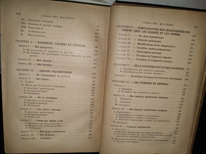 59- Francés. Compendio De Patología / Précis De Pathologie Externe - E. Forgue - 1906
