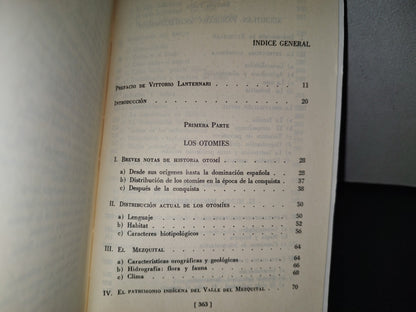 118- Vida Y Magia En Un Pueblo Otomí Del Mezquital - Luigi Tranfo - Instituto Nacional Indigenista, 1989