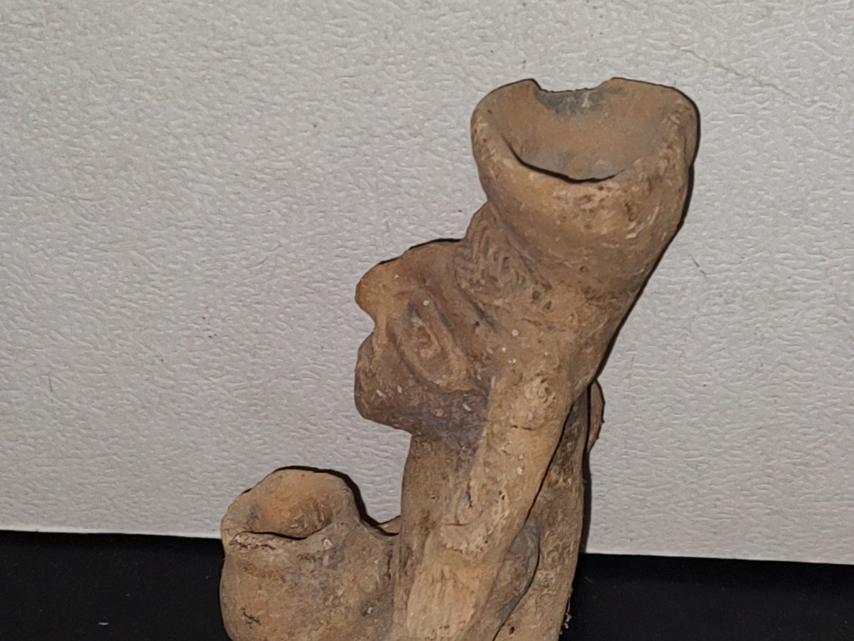 A6- Antigua Pieza De Barro Artesanía Prehispánica - 40's - 70's