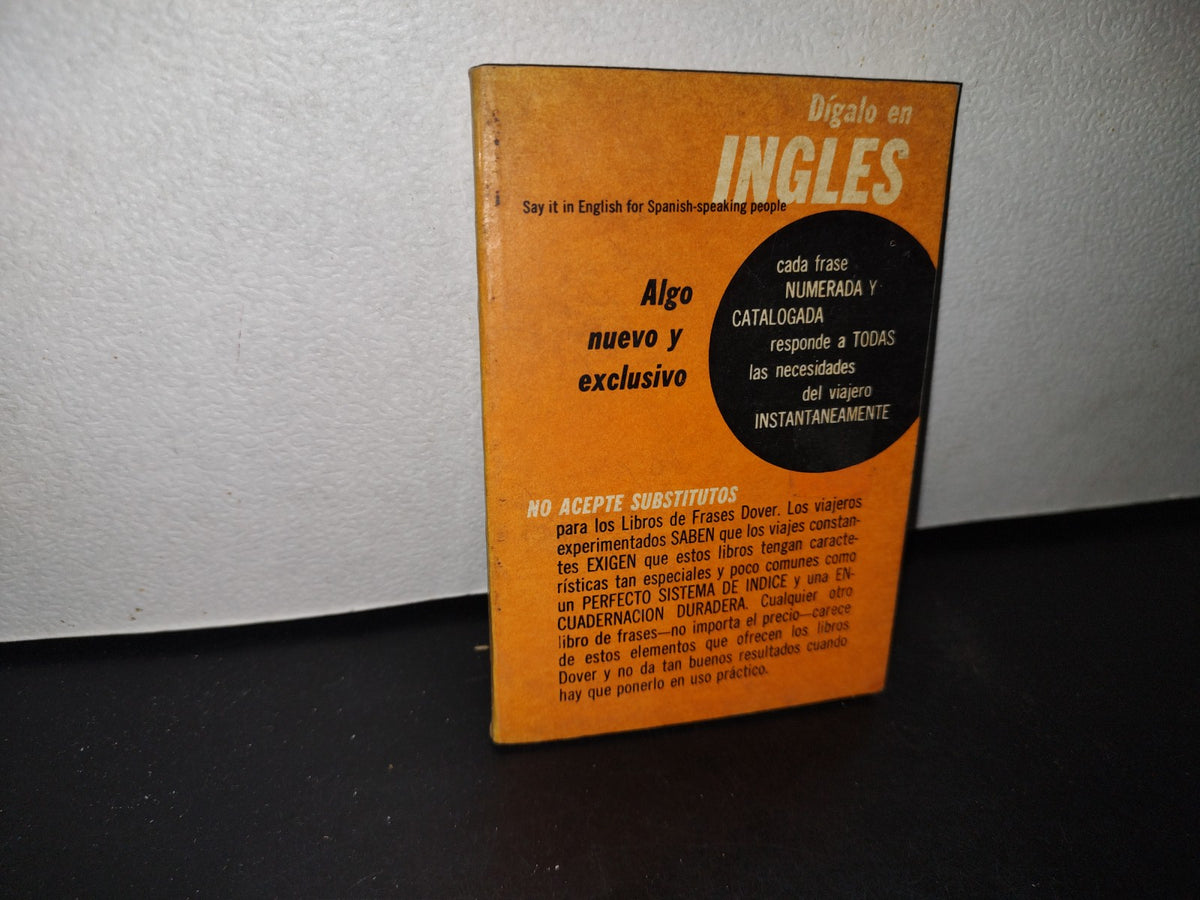 68- Dígalo En Inglés Para Los De Habla Española - 1985