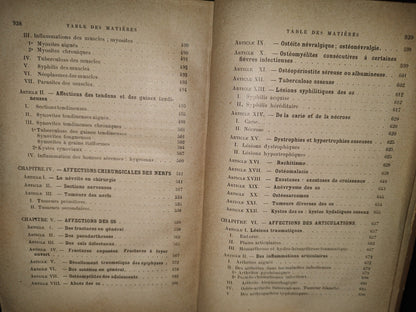 59- Francés. Compendio De Patología / Précis De Pathologie Externe - E. Forgue - 1906