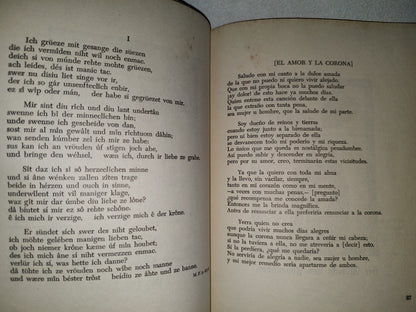 124- Minnesang (La Poesía De Los Trovadores). Fásciculo Diez De La Antología Alemana - 50'S