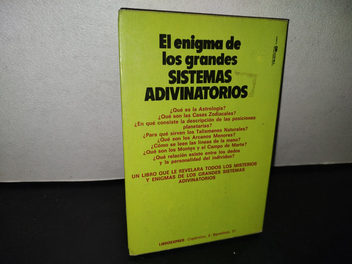 100- E Enigma De Los Grandes Sistemas Adivinatorios - Johann Rod - 1980