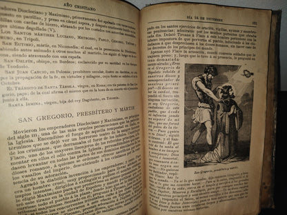 64- Año Cristiano - P. Juan Croisset. Tomo Cuarto. Octubre, Noviembre Y Diciembre - 1901