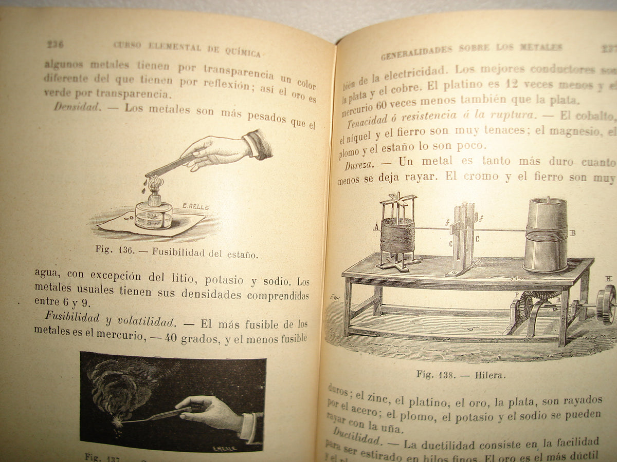 167- Tratado Elemental De Química. Por El Abate A. Maillard - 1908
