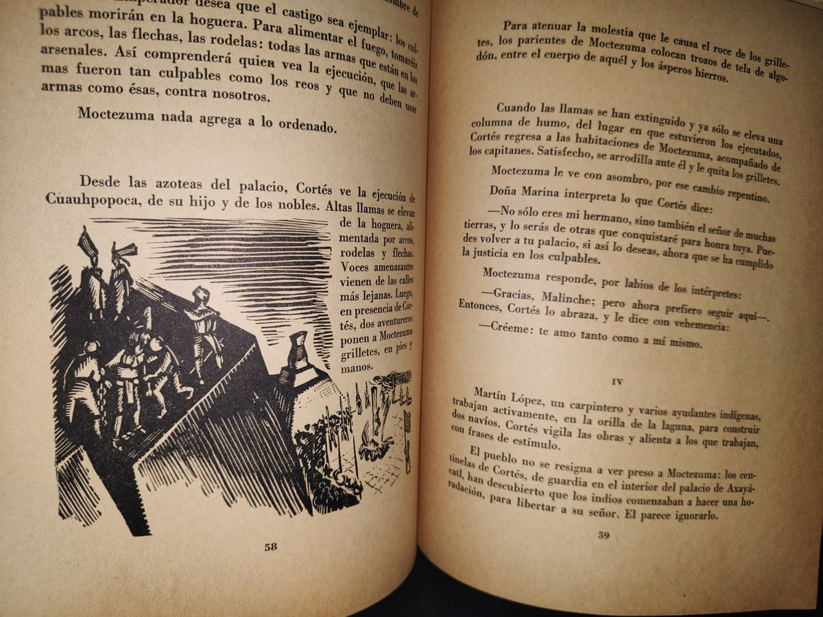 74- Moctezuma. El De La Silla De Oro - Francisco Monterde - Imprenta Universitaria, México, 1945 - Firmado