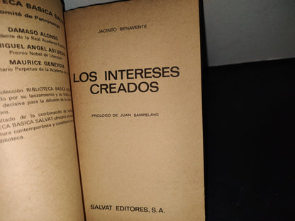 143- Los Intereses Creados - Jacinto Benavente - Biblioteca Básica Salvat - 1970