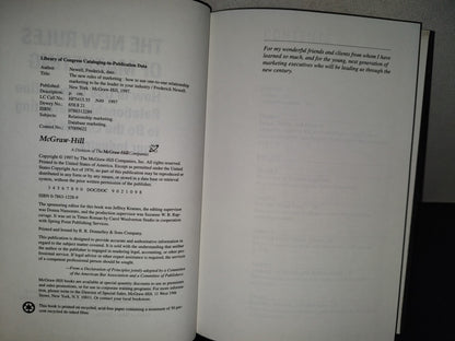 198- The New Rules Of Marketing. How To Use One-To-One Relationship Marketing To Be The Leader In Your Industry - Frederick Newell