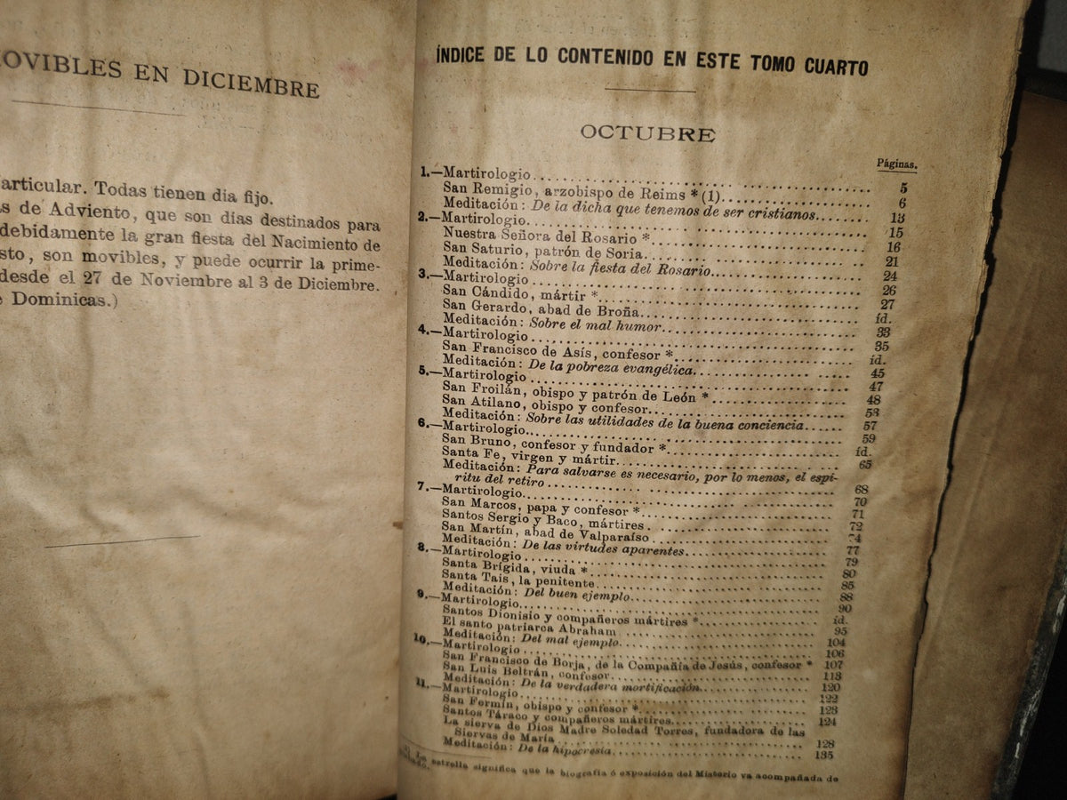 64- Año Cristiano - P. Juan Croisset. Tomo Cuarto. Octubre, Noviembre Y Diciembre - 1901