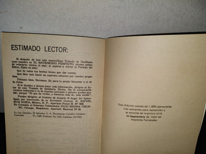 188- El Matrimonio Perfecto - Samael Aun Weor - 1991