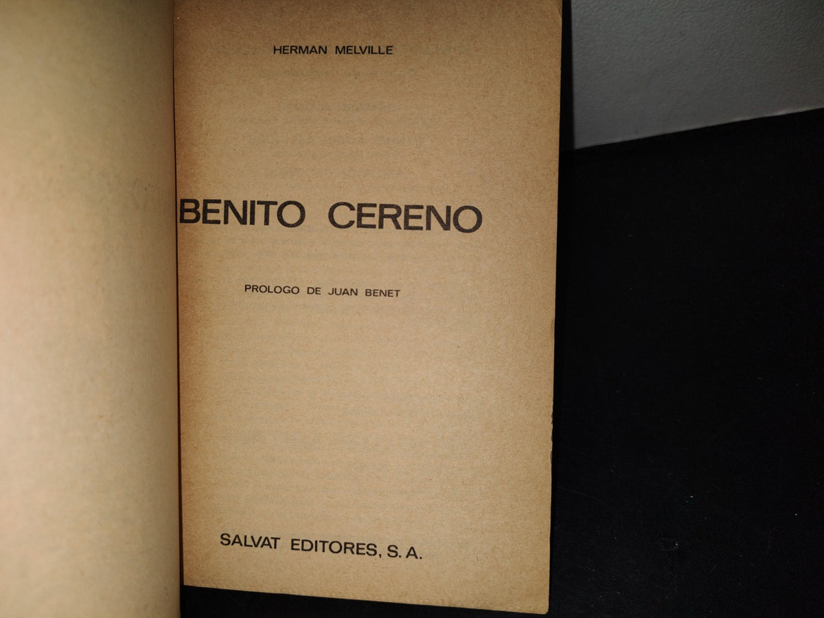 143- Benito Cereno - Herman Melville - Biblioteca Básica Salvat
