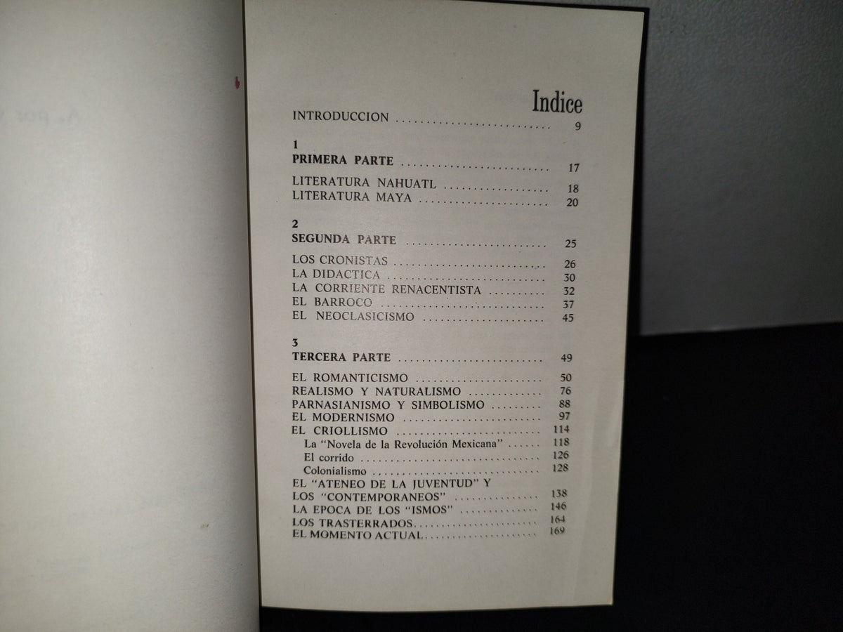 195- La Literatura Mexicana - Felipe San José G.