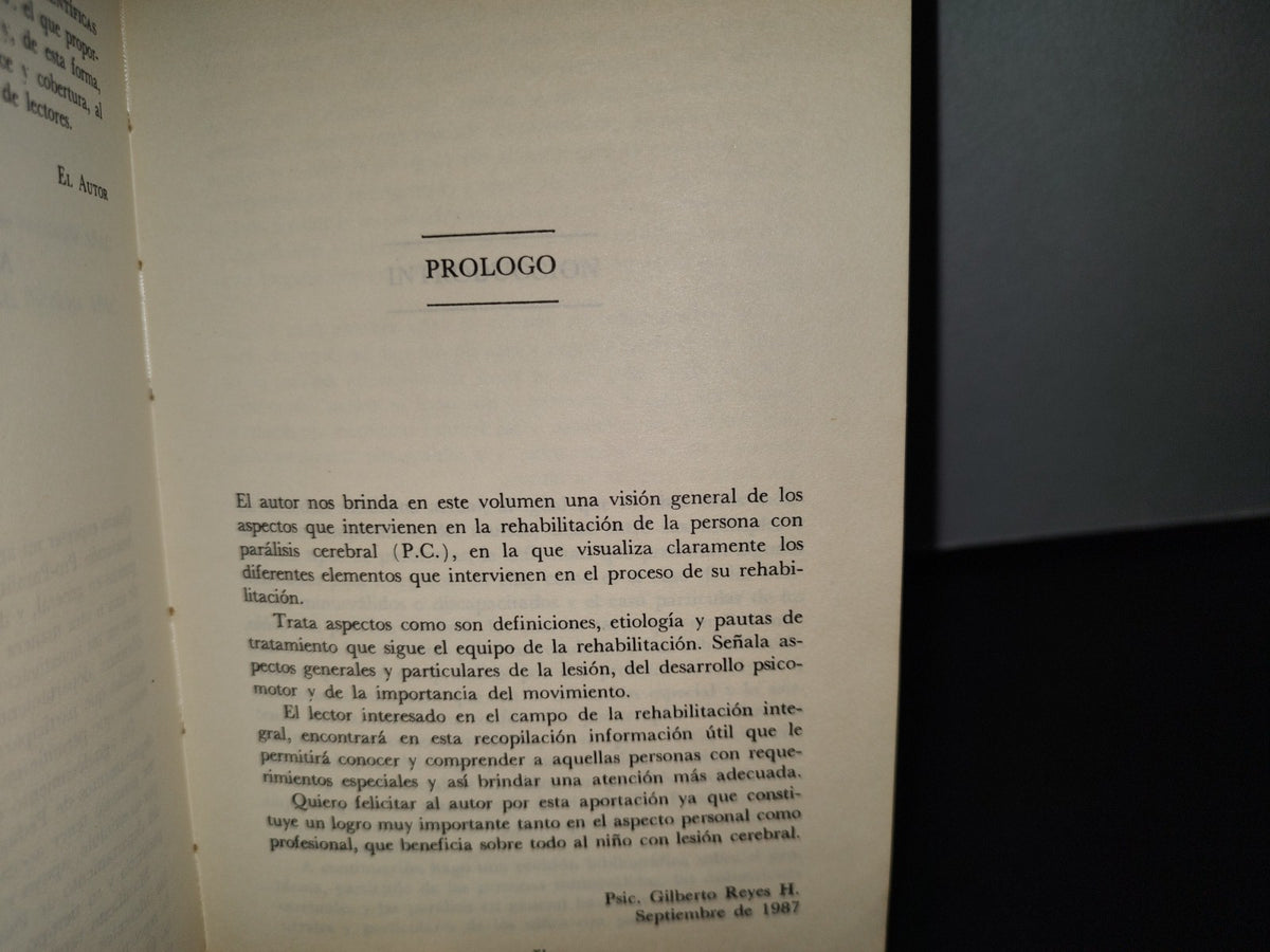 75- Enfoque Integral De La Parálisis Cerebral Para Su Diagnóstico Y Tratamiento. José Ignacio Valdéz