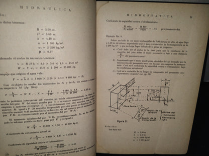 173- Hidráulica - Samuel Trubeba Coronel - Editora De Libros Técnicos "Avance", México, D. F., Primera Edición 1947