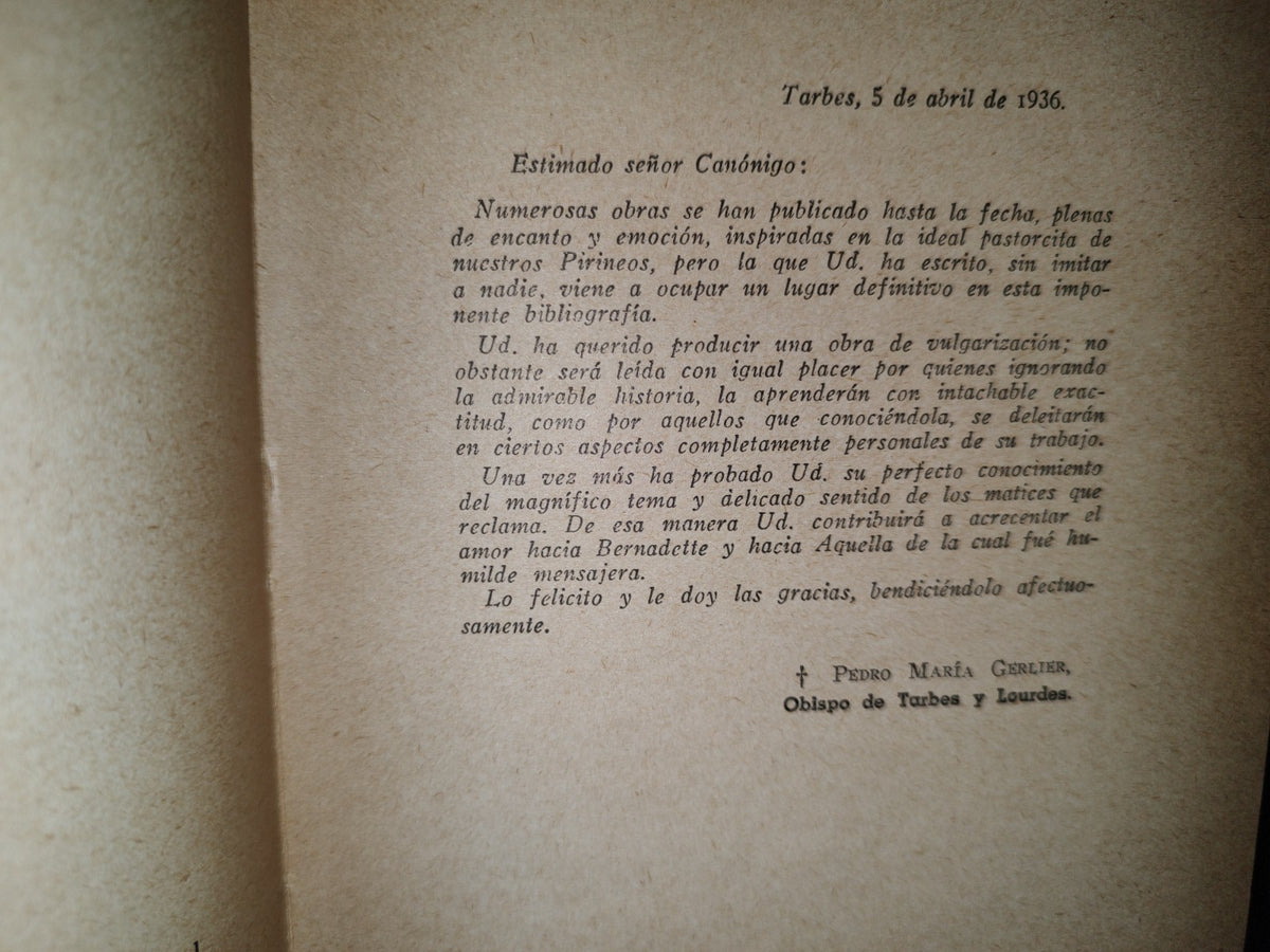 63- Bernadette. Pastora En La Cristiandad - José Belleney - 1944