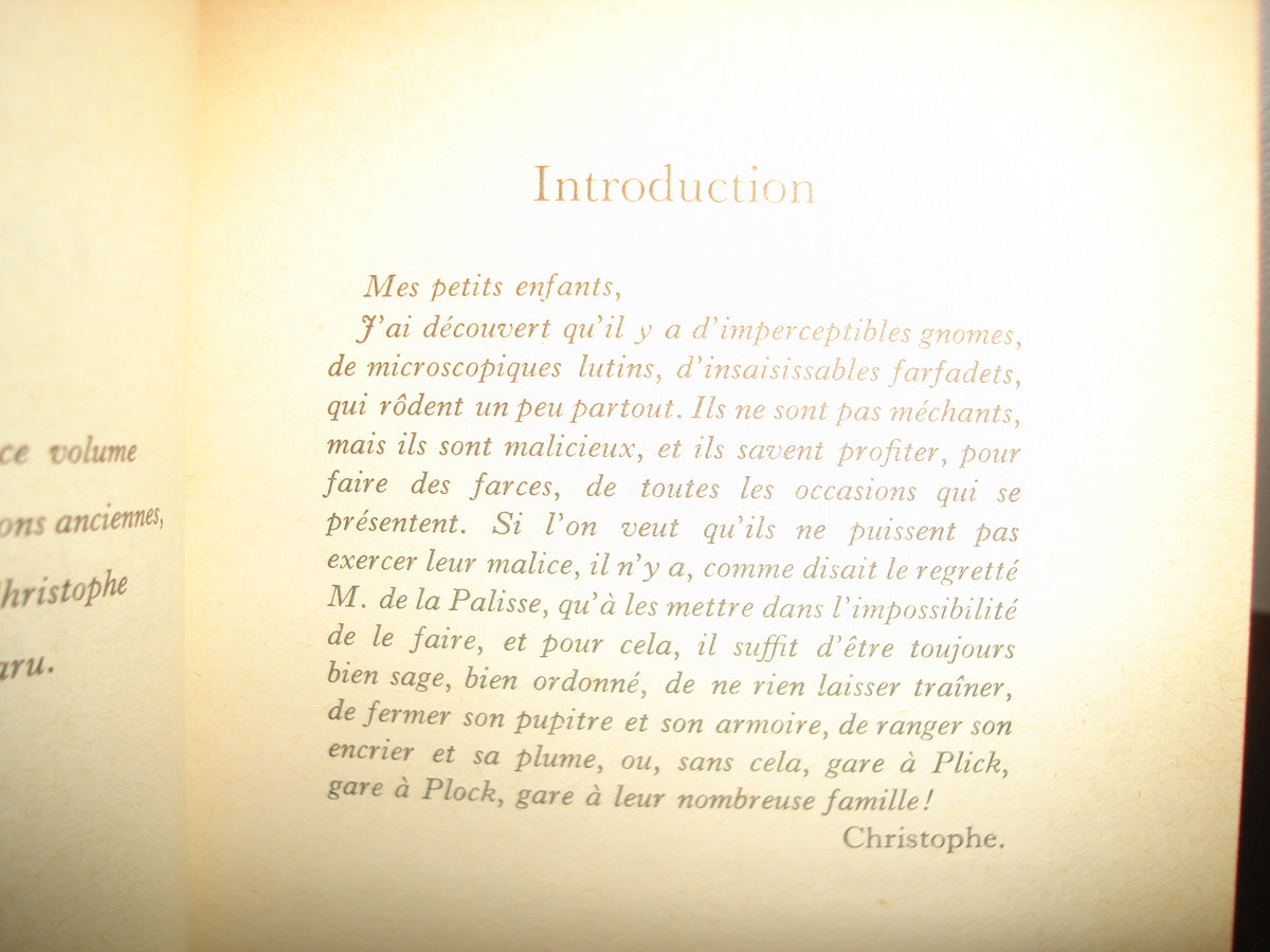 7- Francés - Les Malices De Plick Et Plock - Christophe - 1965