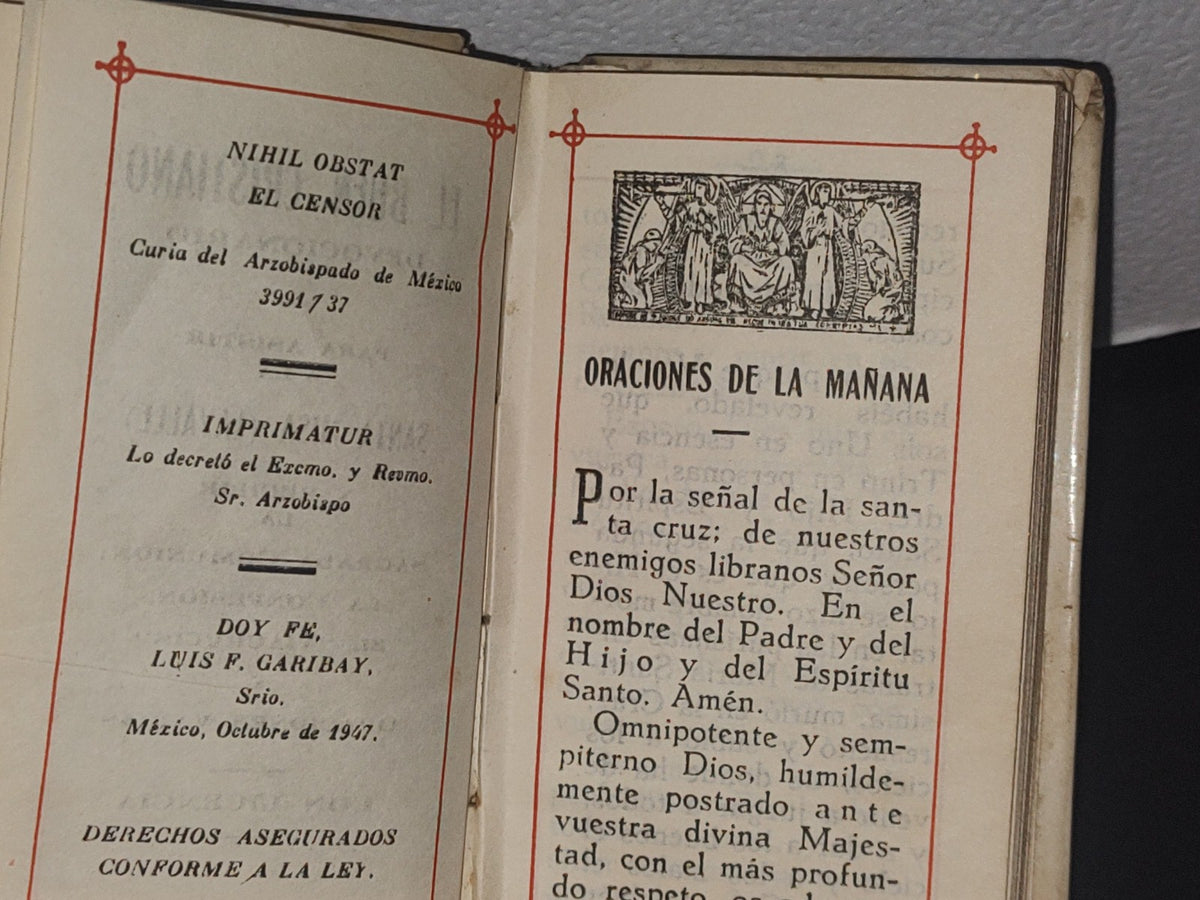34- El Buen Cristiano. Devocionario Para Asistir A La Santa Misa - 1947