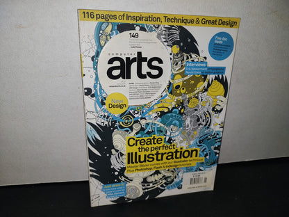 74- Magazine Computer Arts. Create The Perfect Illustration. June 2008