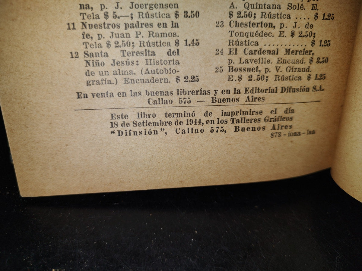 63- Bernadette. Pastora En La Cristiandad - José Belleney - 1944