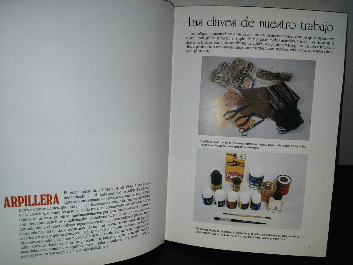 96- Arpillera. Escuela De Artesanía - Ediciones Iberoamericanas Quorum, S. A. - 1992