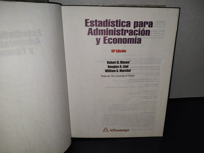 151- Estadística Para Administración Y Economía - Mason / Lind / Marchal