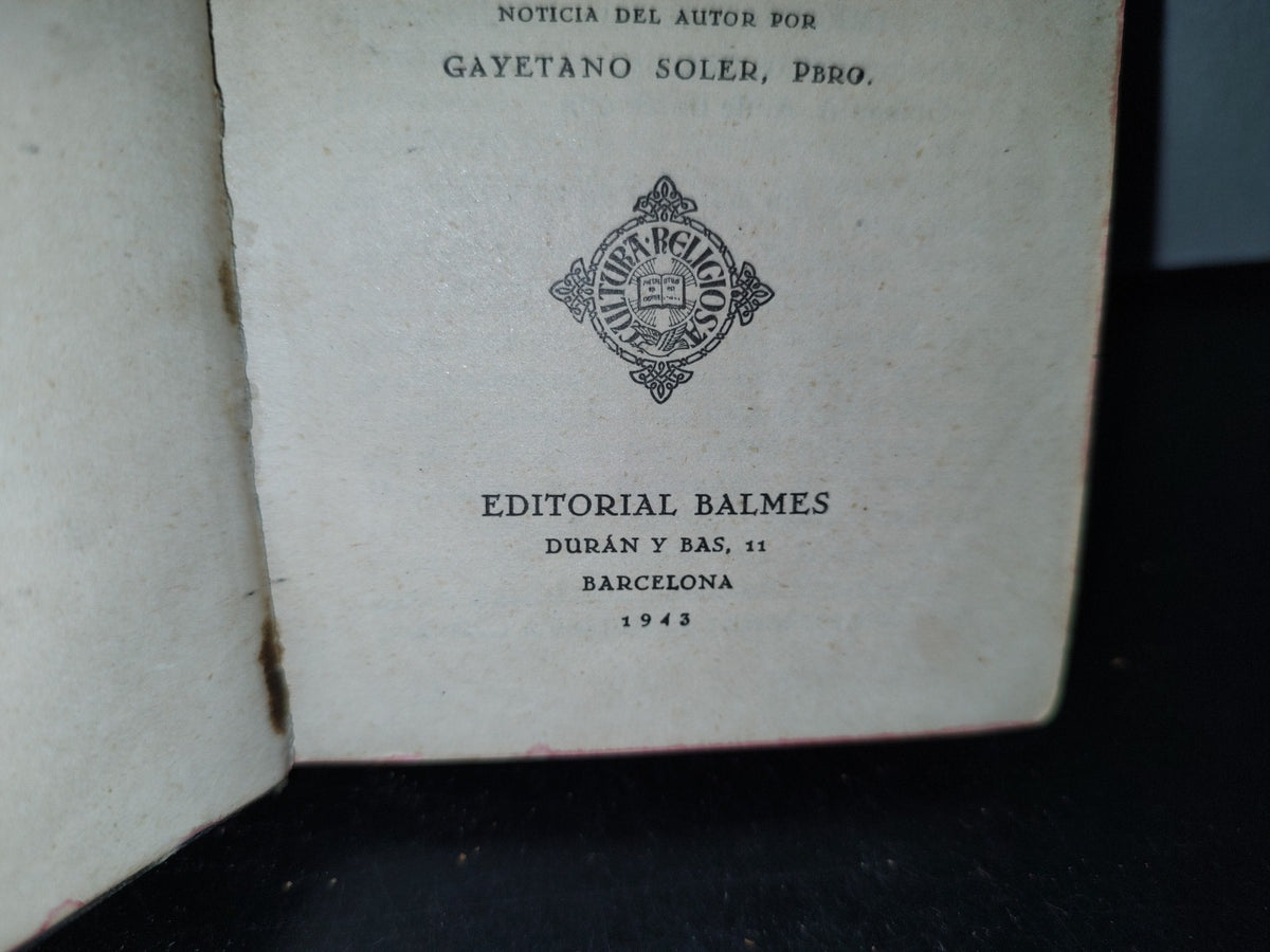 60- Imitación De Cristo. Traducción Del V. P. Juan Eusebio Nieremberg. Tomás De Kempis - 1943