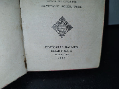 60- Imitación De Cristo. Traducción Del V. P. Juan Eusebio Nieremberg. Tomás De Kempis - 1943