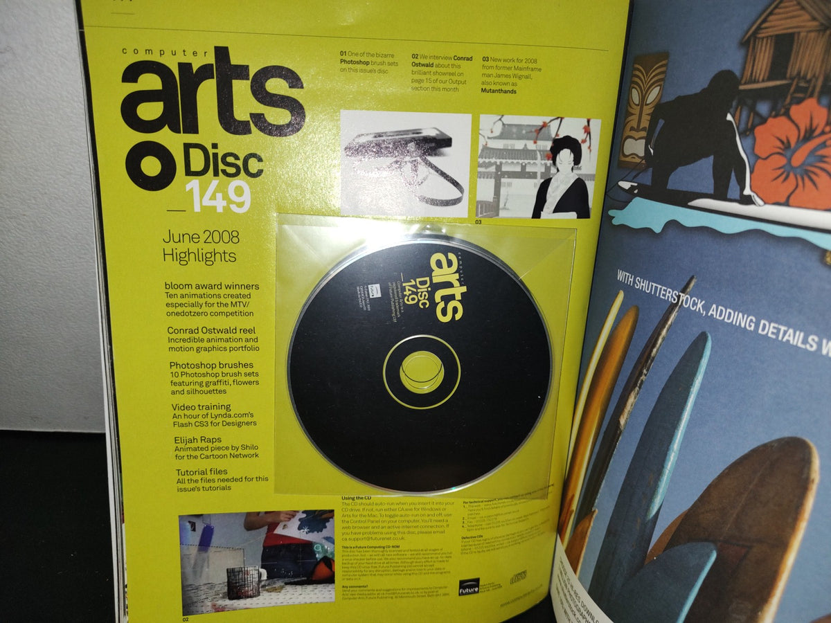 74- Magazine Computer Arts. Create The Perfect Illustration. June 2008