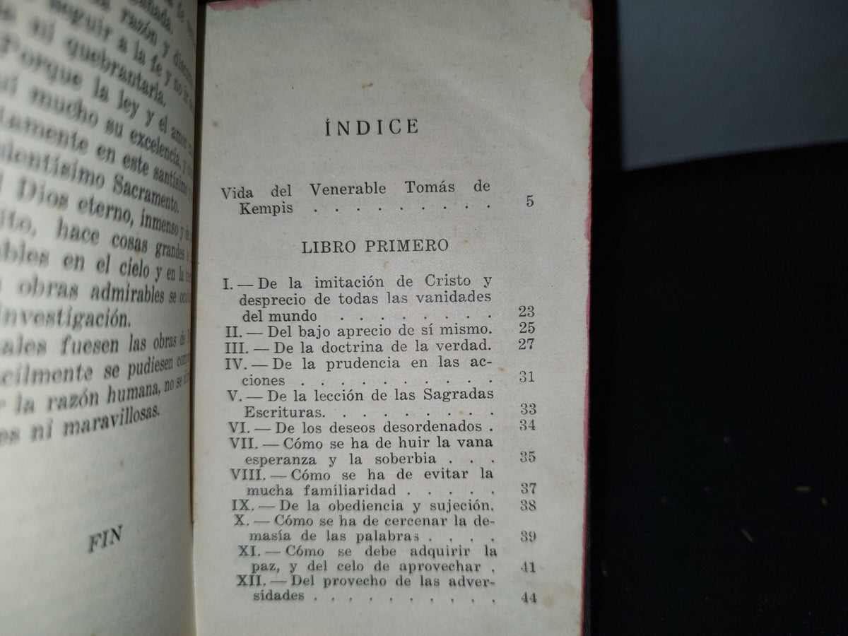 60- Imitación De Cristo. Traducción Del V. P. Juan Eusebio Nieremberg. Tomás De Kempis - 1943