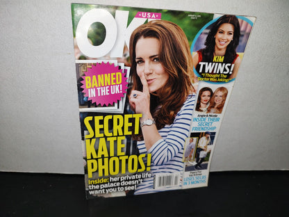 214- Ok! Magazine. Kim Kardashian, Val Kilmer, Nicole Kidman. January 12, 2015. Issue # 2